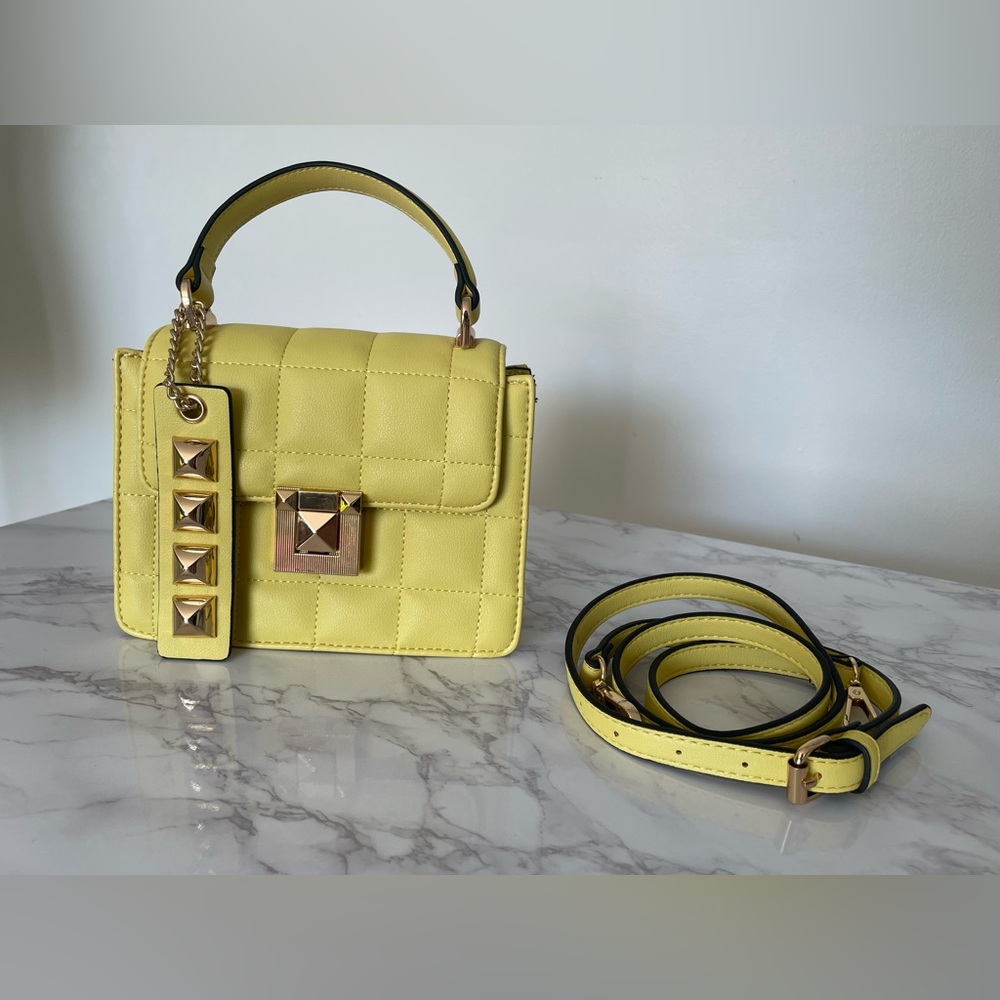 Aldo Top Handle Gemmaax Quilted Crossbody Bag